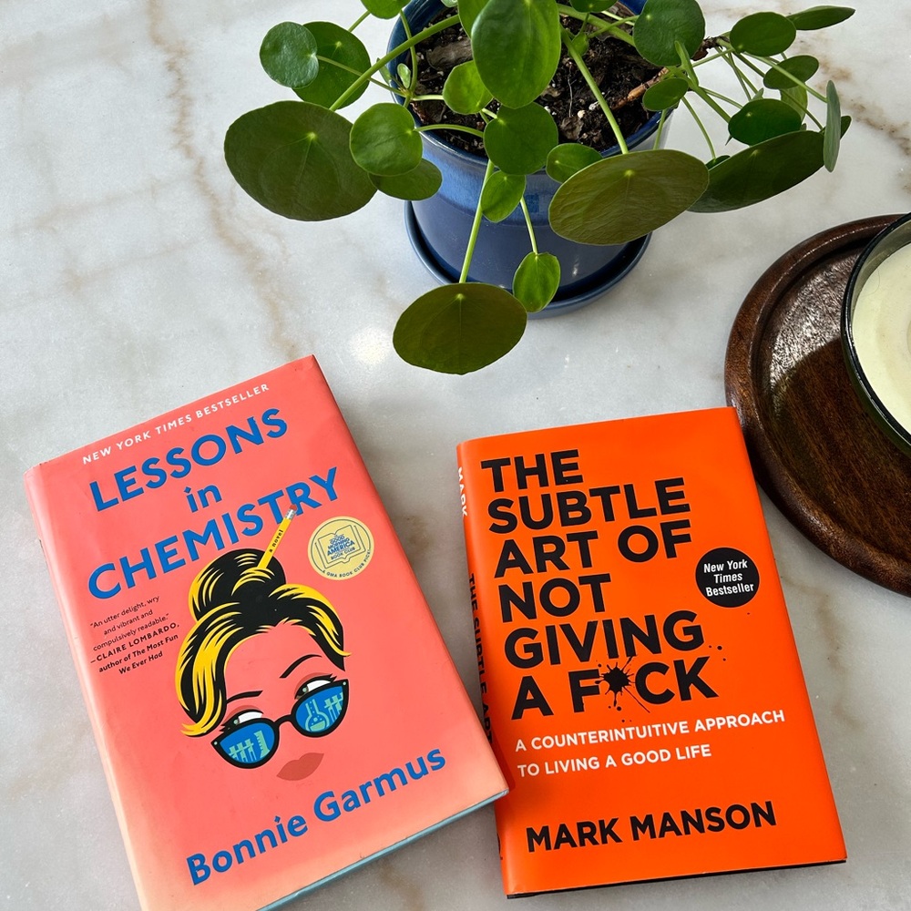 Vibrant Book Duo: Lessons in Chemistry & The Subtle Art